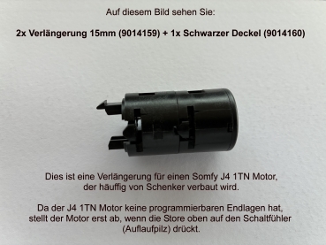 Preview: Verlängerung 15 mm für Schaltfühler zu J4/J4S